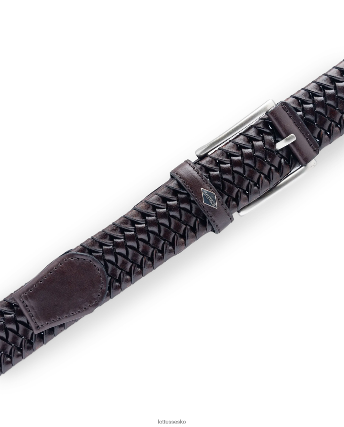 cinturon mesh vaqueta flettet mokka tilbehør Lottusse kollektion BT626B434