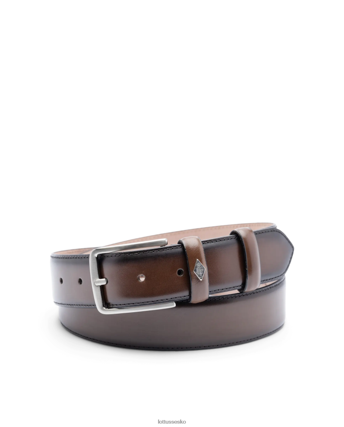 cinturon lyst kalvespænde Brun tilbehør Lottusse kollektion BT626B431