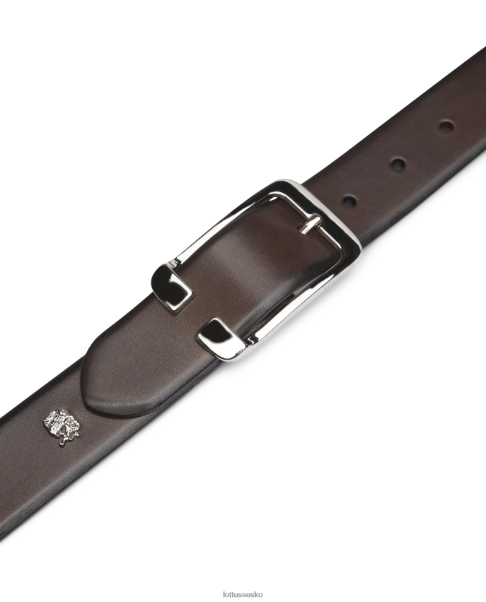 cinturon skorpe anilin præget kalvespænde mokka tilbehør Lottusse kollektion BT626B452