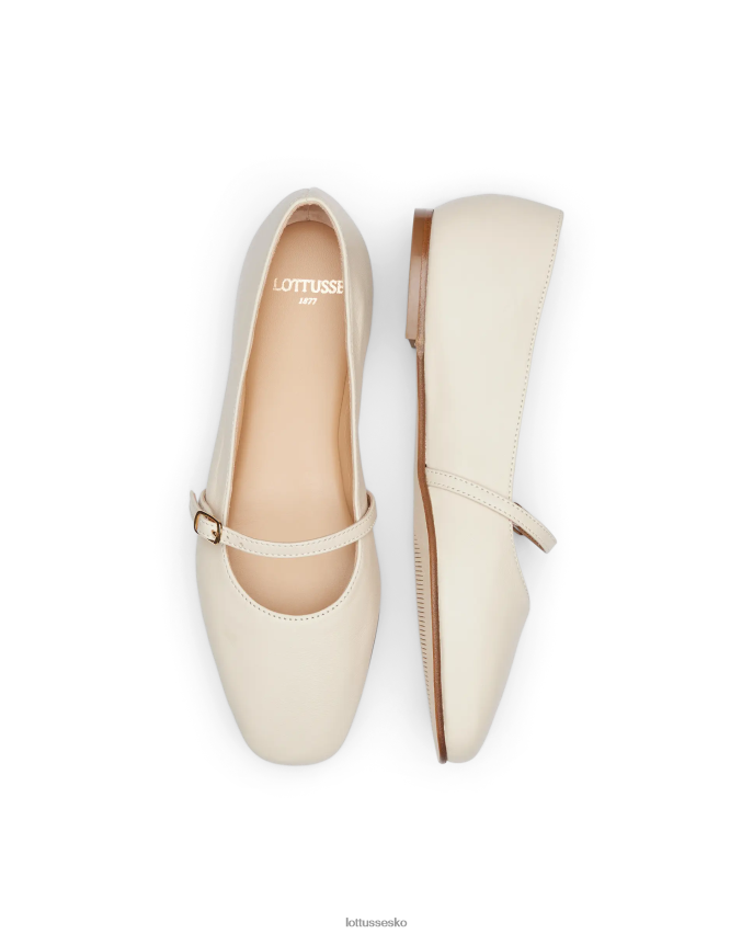 goya bløde lammeballerinaer off white fodtøj Lottusse Kvinder BT626B268