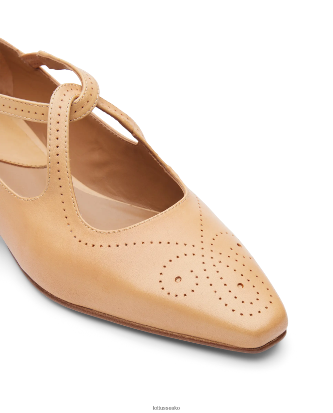 smithson crust anilin kalveballerinaer Brun fodtøj Lottusse Kvinder BT626B214