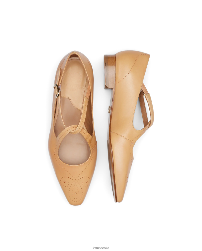 smithson crust anilin kalveballerinaer Brun fodtøj Lottusse Kvinder BT626B214