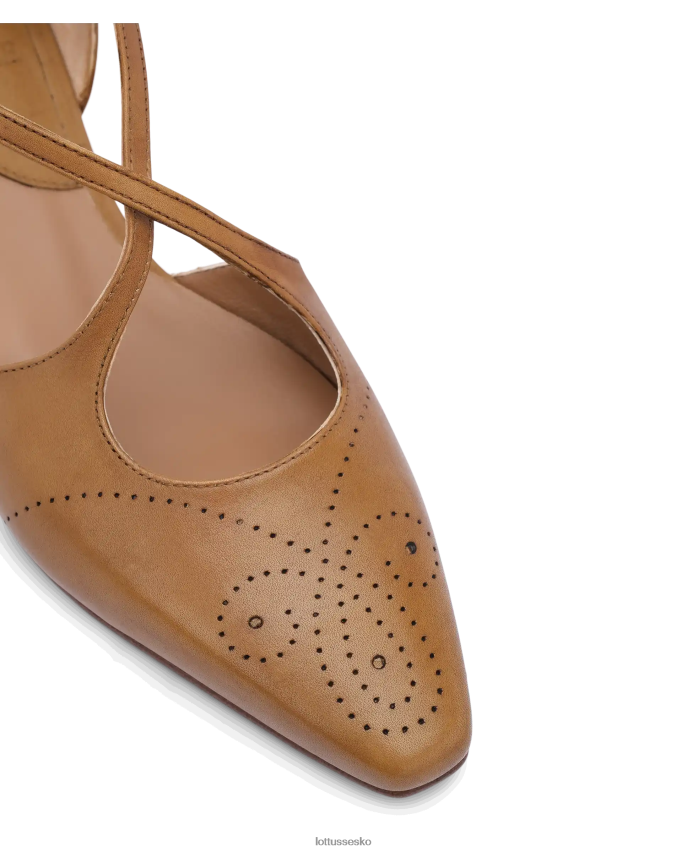 smithson crust anilin kalveballerinaer olivengrøn fodtøj Lottusse Kvinder BT626B216