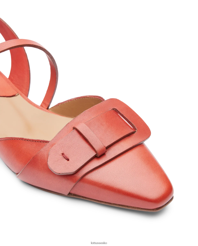 smithson crust anilin kalveballerinaer rød fodtøj Lottusse Kvinder BT626B218