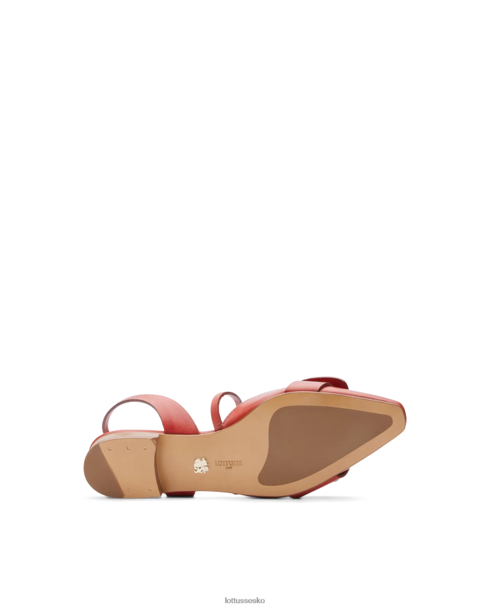 smithson crust anilin kalveballerinaer rød fodtøj Lottusse Kvinder BT626B218