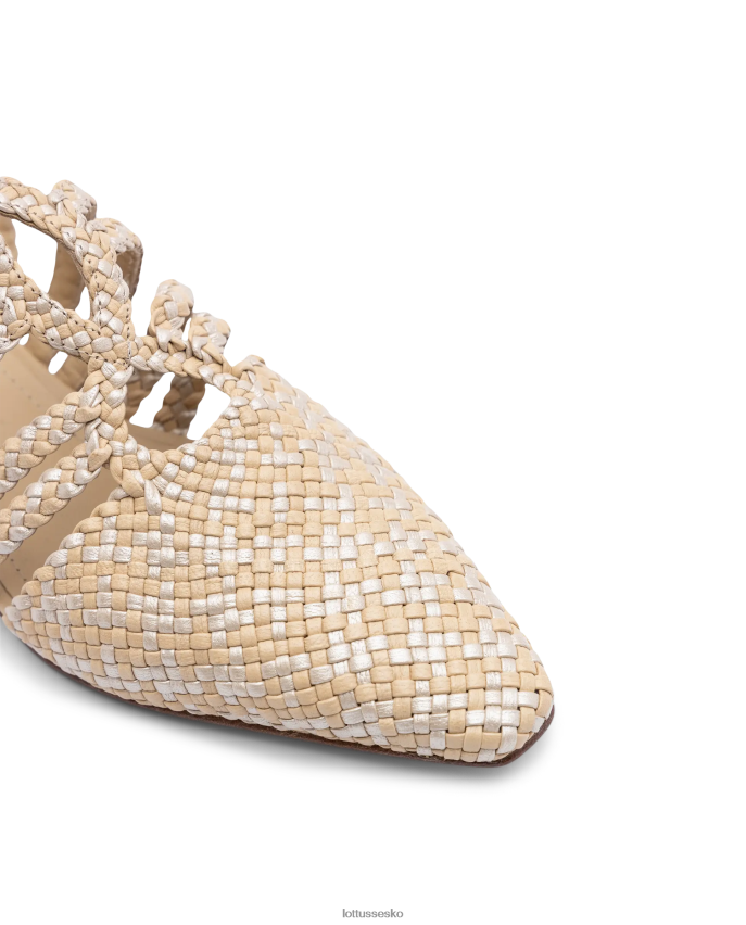 sommer ballerinaer i lamme mesh læder flerfarvet fodtøj Lottusse Kvinder BT626B313