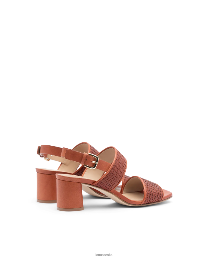 nicole flettede gedesandaler orange fodtøj Lottusse Kvinder BT626B287