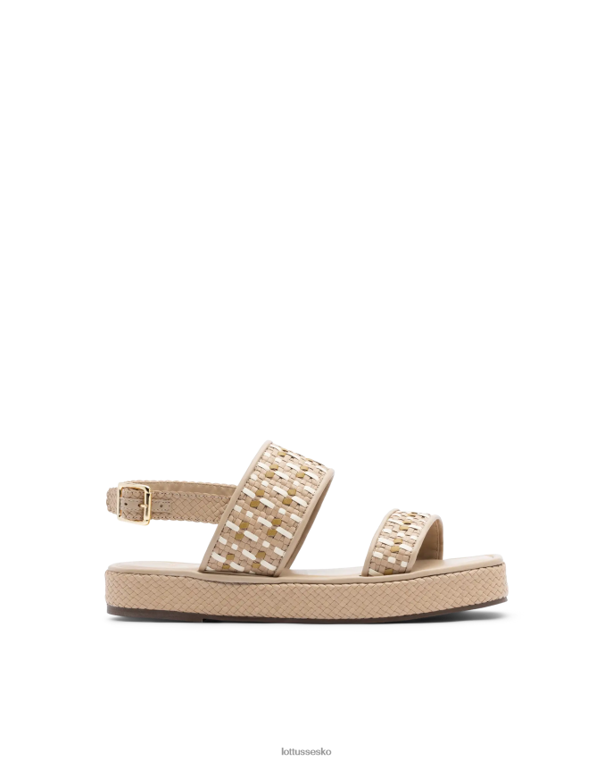 specielle flettede gedesandaler off white fodtøj Lottusse Kvinder BT626B321