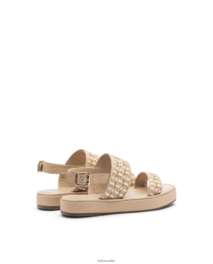 specielle flettede gedesandaler off white fodtøj Lottusse Kvinder BT626B321