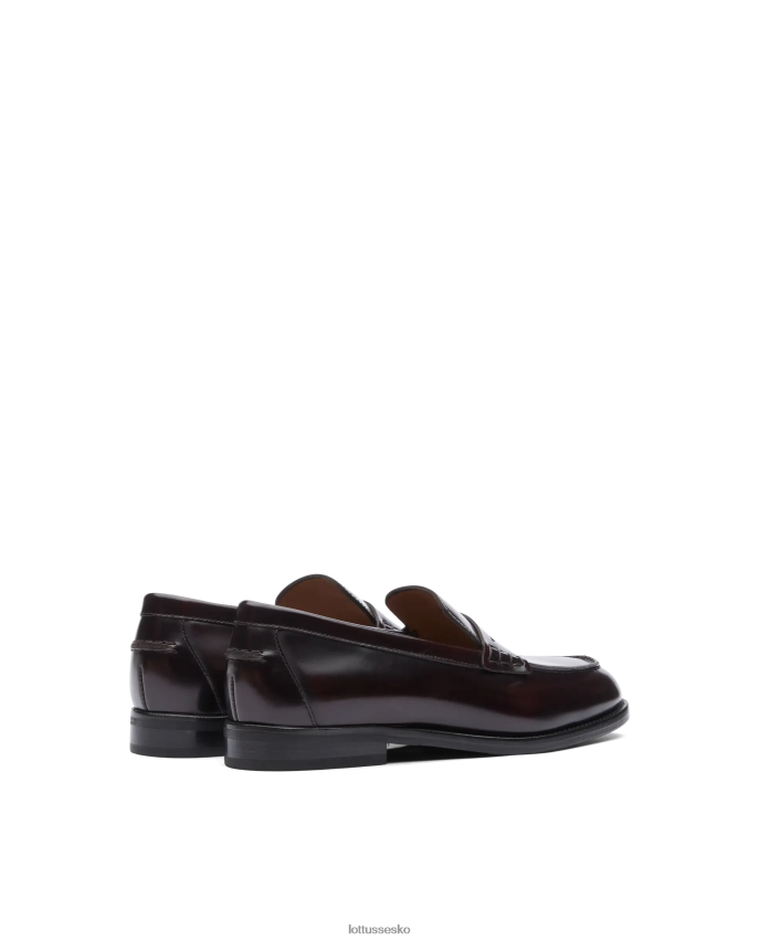 chris poleret binder kalve loafers rødbrun fodtøj Lottusse Kvinder BT626B392