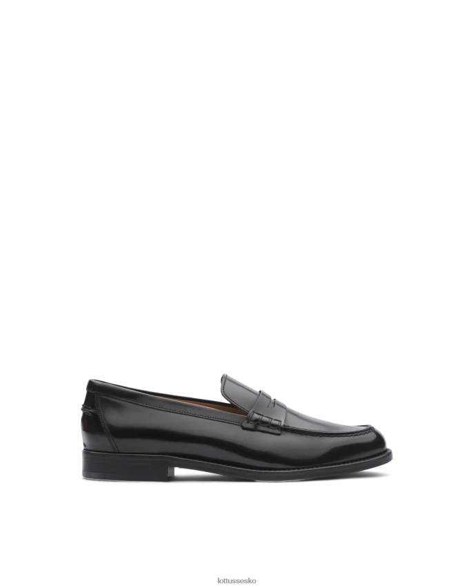 chris poleret binder kalve loafers sort fodtøj Lottusse Kvinder BT626B391