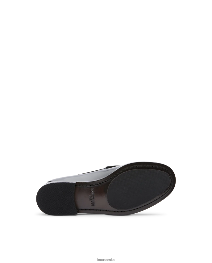 chris poleret binder kalve loafers sort fodtøj Lottusse Kvinder BT626B393