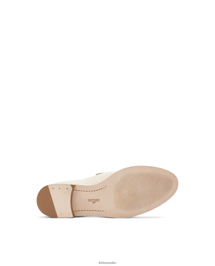 claire almindelige kalve loafers off white fodtøj Lottusse Kvinder BT626B243
