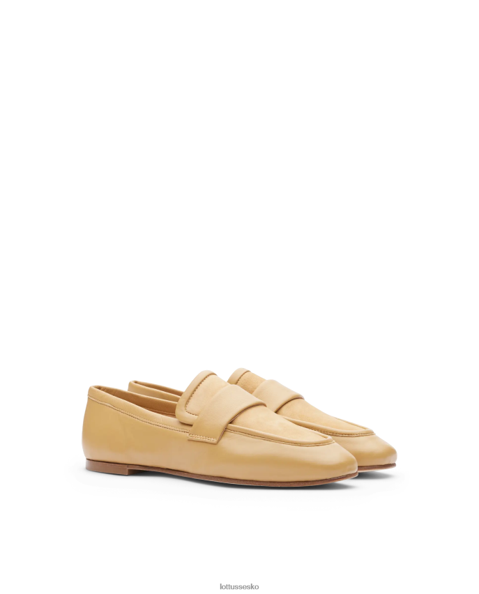 goya gule bløde lamme loafers gul fodtøj Lottusse Kvinder BT626B281