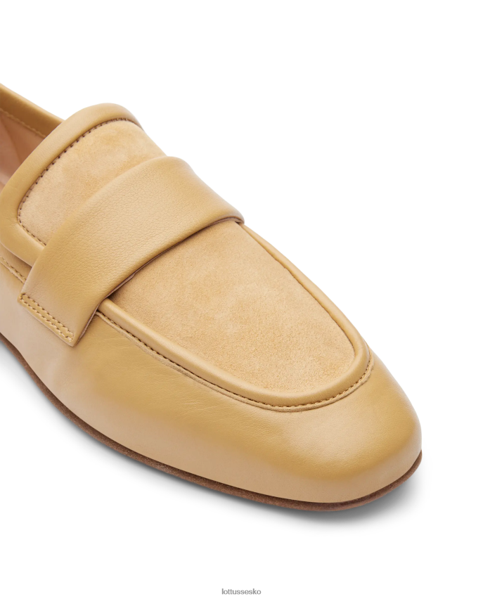 goya gule bløde lamme loafers gul fodtøj Lottusse Kvinder BT626B281
