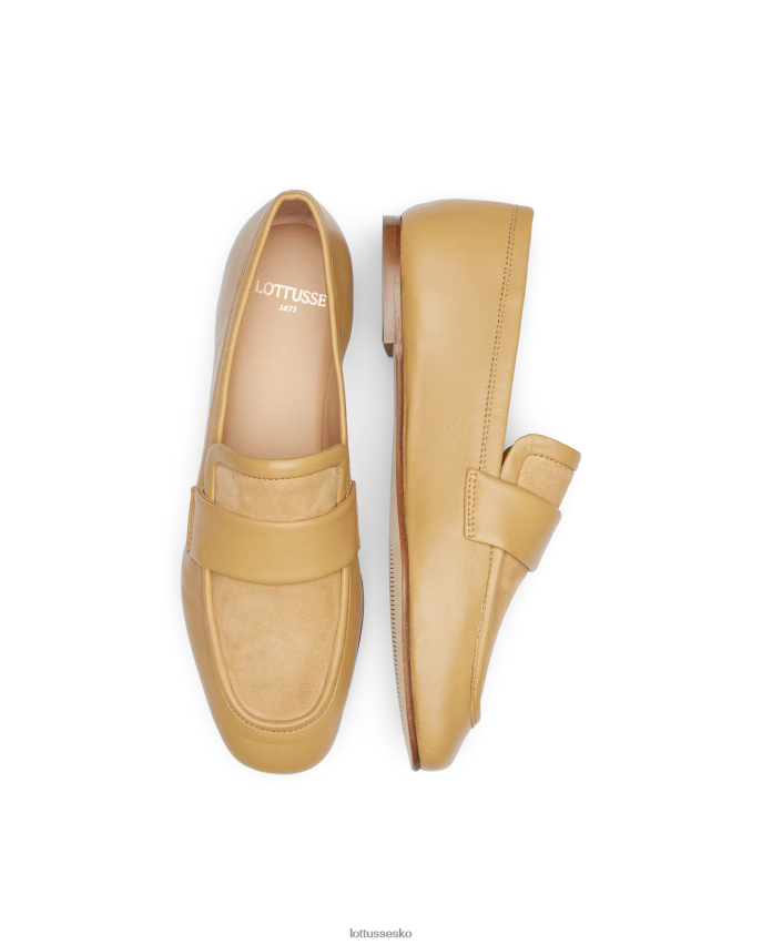 goya gule bløde lamme loafers gul fodtøj Lottusse Kvinder BT626B281