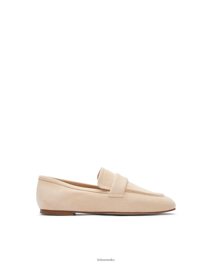 goya loafers i ruskind off white fodtøj Lottusse Kvinder BT626B410