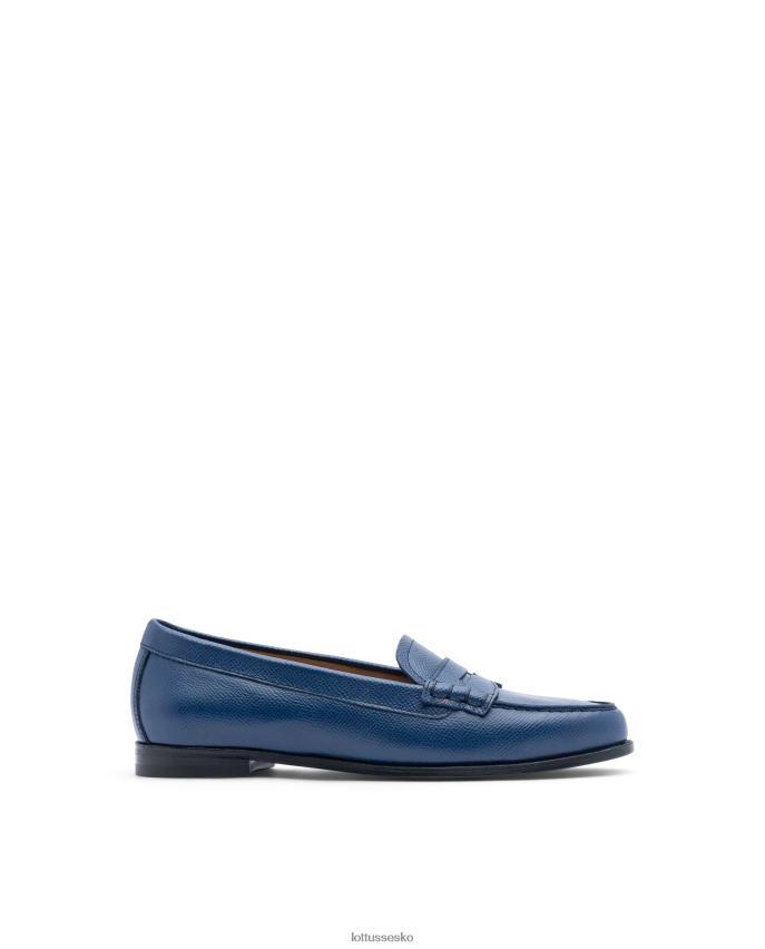 liberty safian stamp kalve loafers marineblå fodtøj Lottusse Kvinder BT626B240
