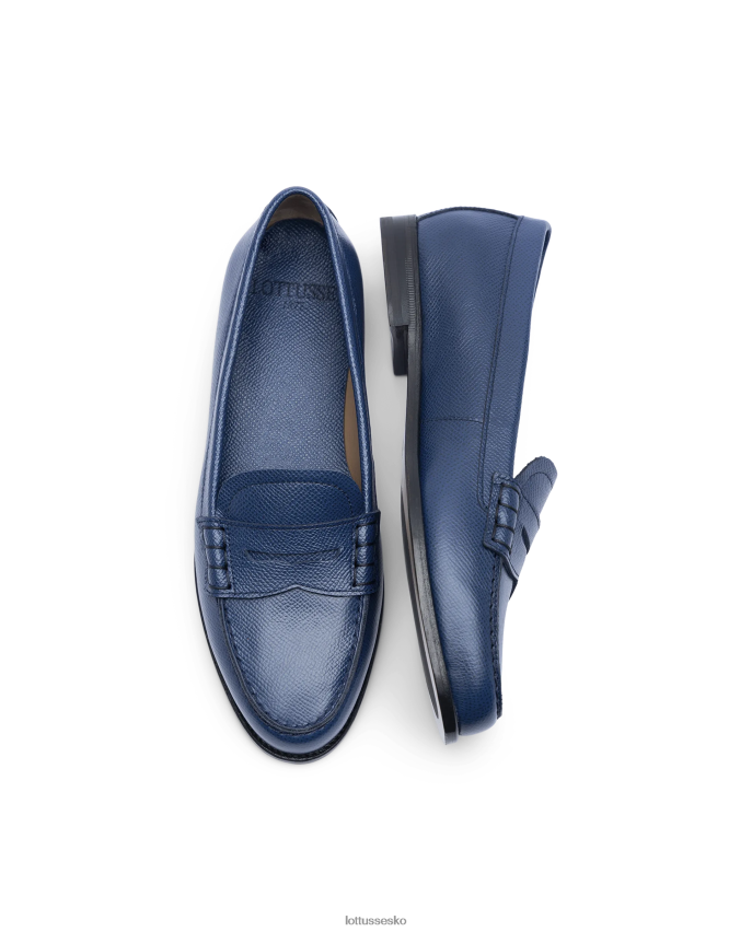 liberty safian stamp kalve loafers marineblå fodtøj Lottusse Kvinder BT626B240