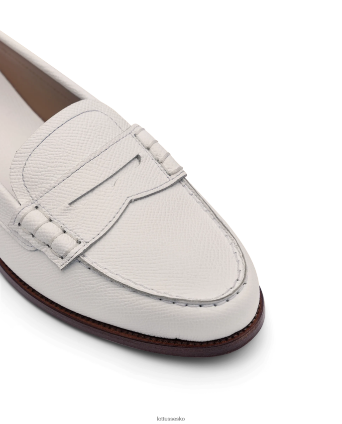 liberty safian stamp kalve loafers off white fodtøj Lottusse Kvinder BT626B237