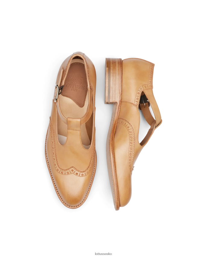 cambridge vacuno crust anilina munke Brun fodtøj Lottusse Kvinder BT626B210