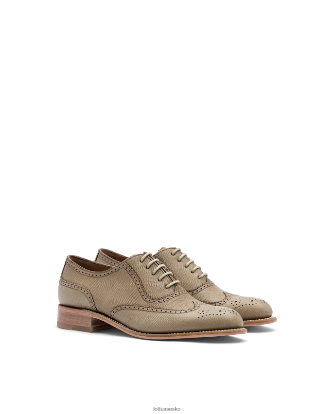 cambridge kalv tejus embossy oxford olivengrøn fodtøj Lottusse Kvinder BT626B211