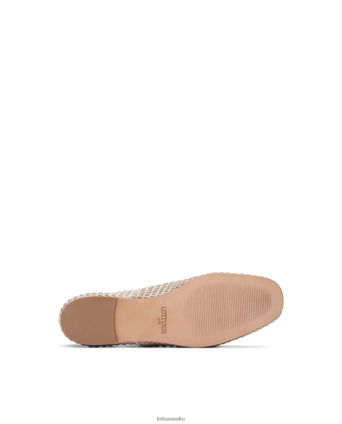 goya kalve mesh læder oxford off white fodtøj Lottusse Kvinder BT626B270