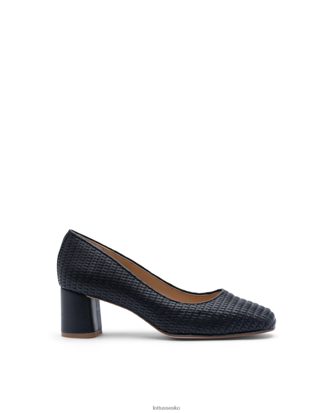 nicole kalve mesh læder pumps sort fodtøj Lottusse Kvinder BT626B285