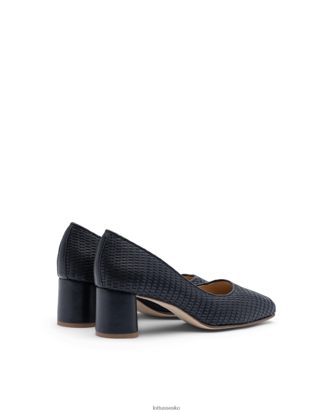 nicole kalve mesh læder pumps sort fodtøj Lottusse Kvinder BT626B285