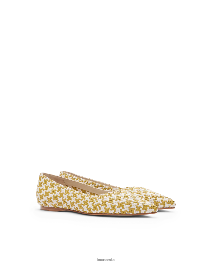 sommer pumps i lamme mesh læder flerfarvet fodtøj Lottusse Kvinder BT626B312