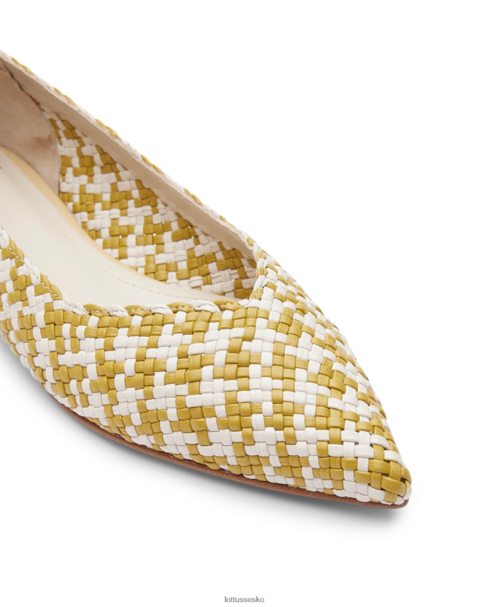 sommer pumps i lamme mesh læder flerfarvet fodtøj Lottusse Kvinder BT626B312