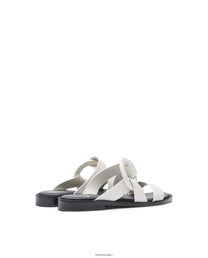 etniske almindelige kalvesandaler off white fodtøj Lottusse Kvinder BT626B247