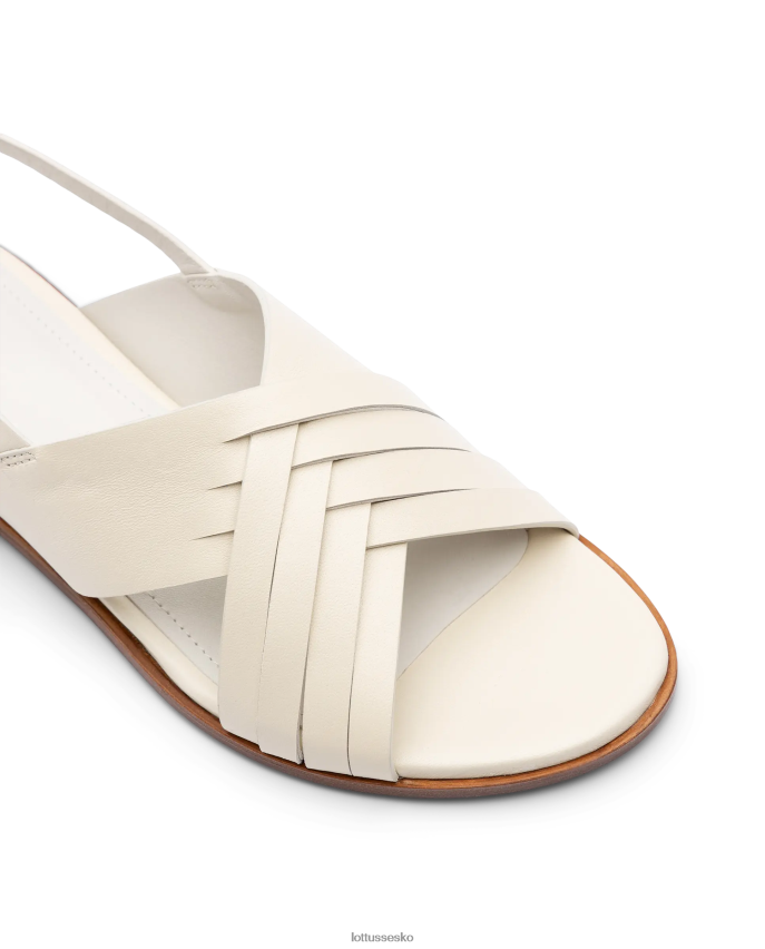 nylo bløde lammesandaler off white fodtøj Lottusse Kvinder BT626B256