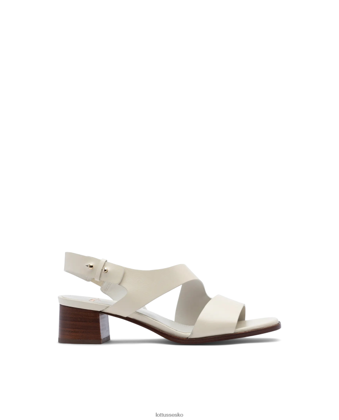 nylo kalvesandaler med almindelig korn off white fodtøj Lottusse Kvinder BT626B257
