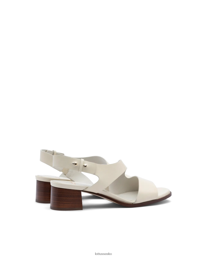 nylo kalvesandaler med almindelig korn off white fodtøj Lottusse Kvinder BT626B257