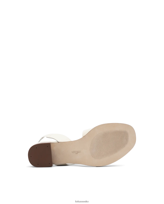 nylo kalvesandaler med almindelig korn off white fodtøj Lottusse Kvinder BT626B257