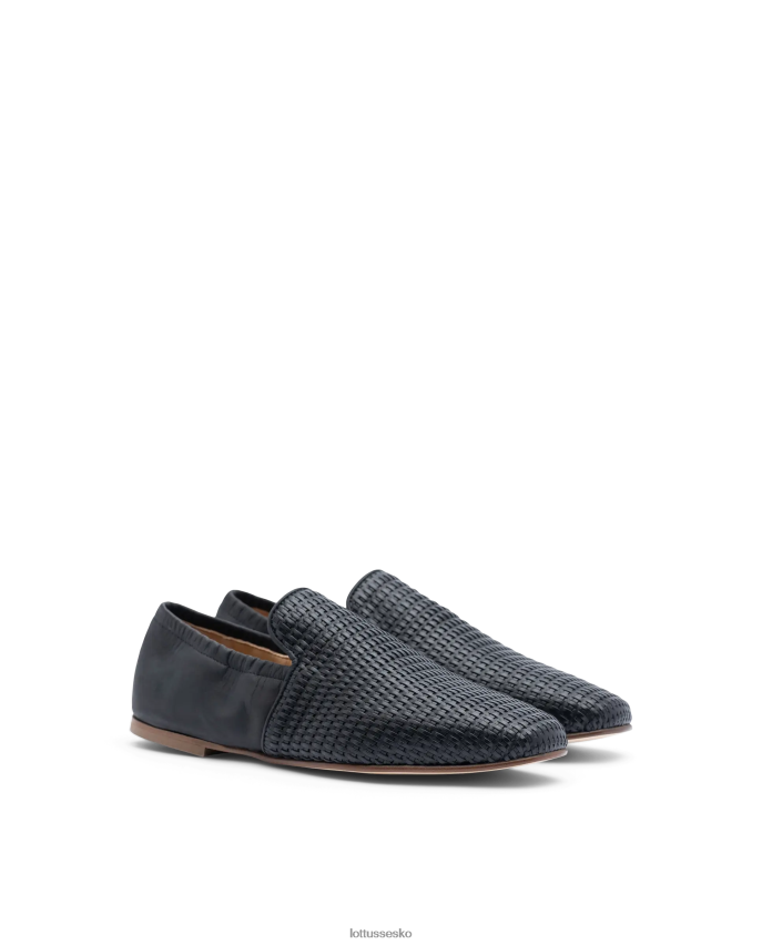 goya espadriller i kalve mesh læder sort fodtøj Lottusse Kvinder BT626B277