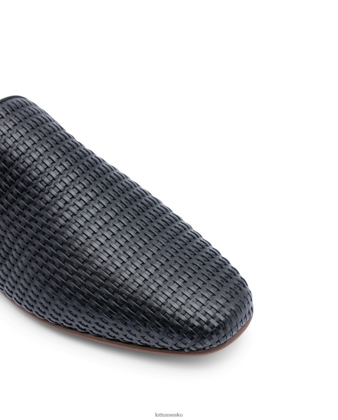 goya espadriller i kalve mesh læder sort fodtøj Lottusse Kvinder BT626B277