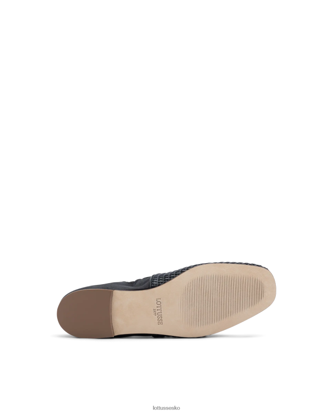 goya espadriller i kalve mesh læder sort fodtøj Lottusse Kvinder BT626B277