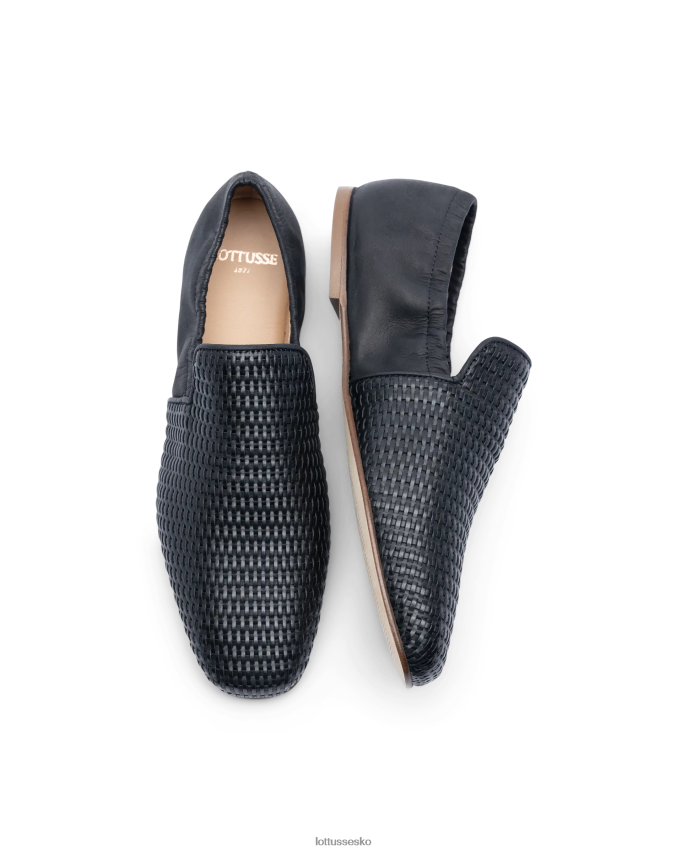 goya espadriller i kalve mesh læder sort fodtøj Lottusse Kvinder BT626B277