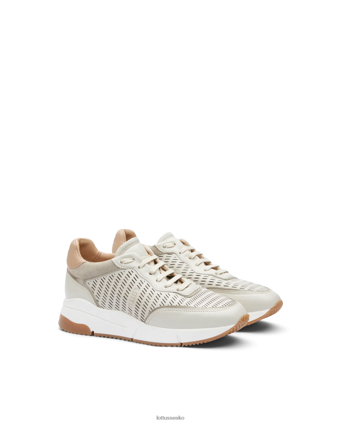 diana bløde kalve sneakers off white fodtøj Lottusse Kvinder BT626B304