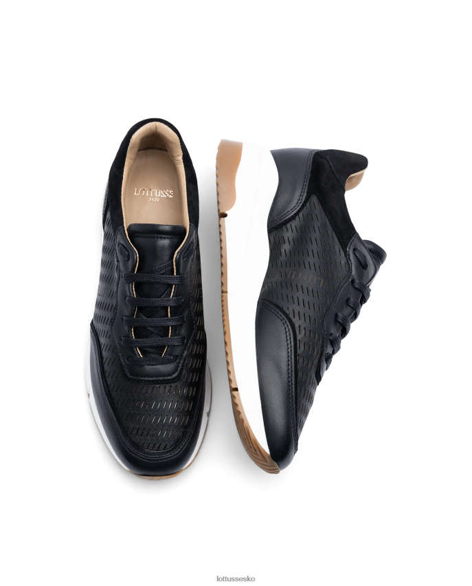 diana bløde kalve sneakers sort fodtøj Lottusse Kvinder BT626B208