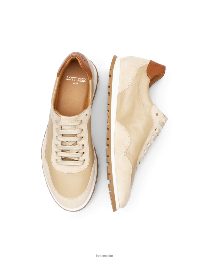 mancor ged ruskind sneakers beige fodtøj Lottusse Kvinder BT626B415