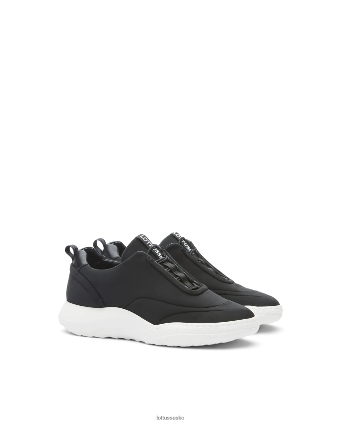 trotter sneakers i neoprenstof sort fodtøj Lottusse Kvinder BT626B417