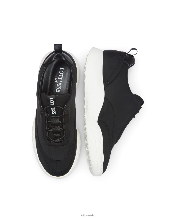trotter sneakers i neoprenstof sort fodtøj Lottusse Kvinder BT626B417