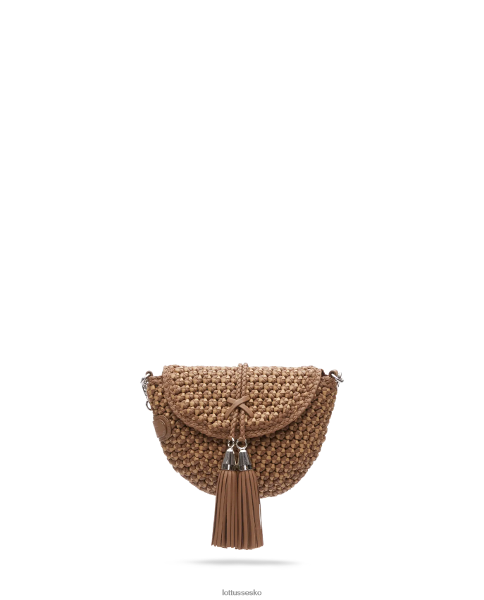 noodbag merino lam blød crossbody taske Brun tilbehør Lottusse Kvinder BT626B340
