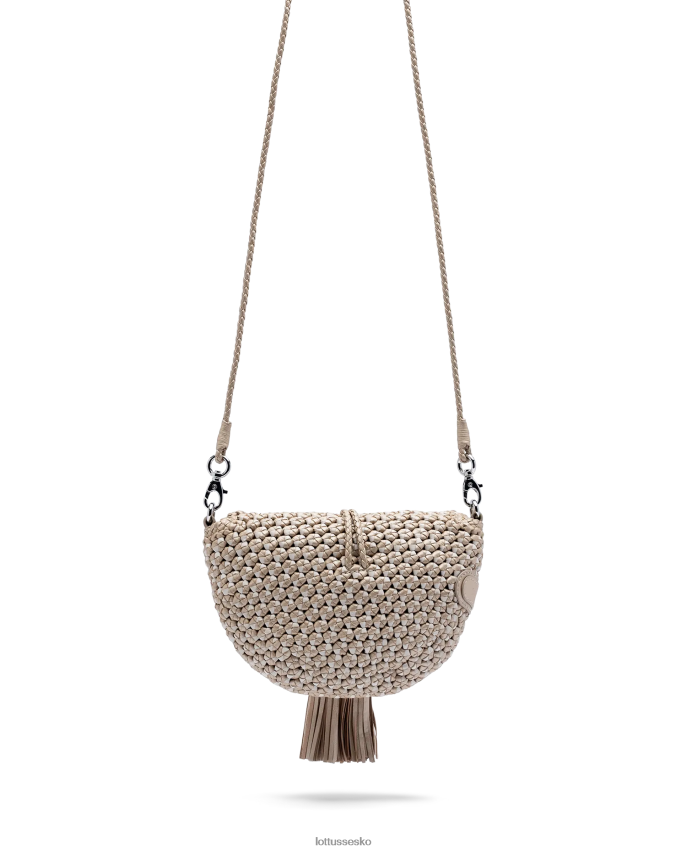 noodbag merino lam blød crossbody taske sølv tilbehør Lottusse Kvinder BT626B338