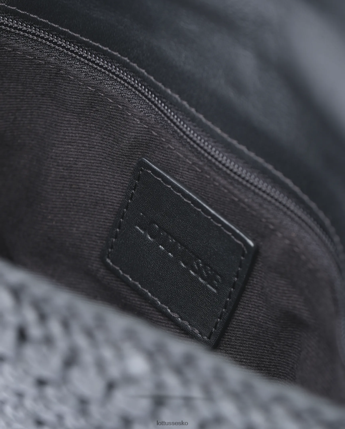 noodbag merino lam blød crossbody taske sort tilbehør Lottusse Kvinder BT626B336