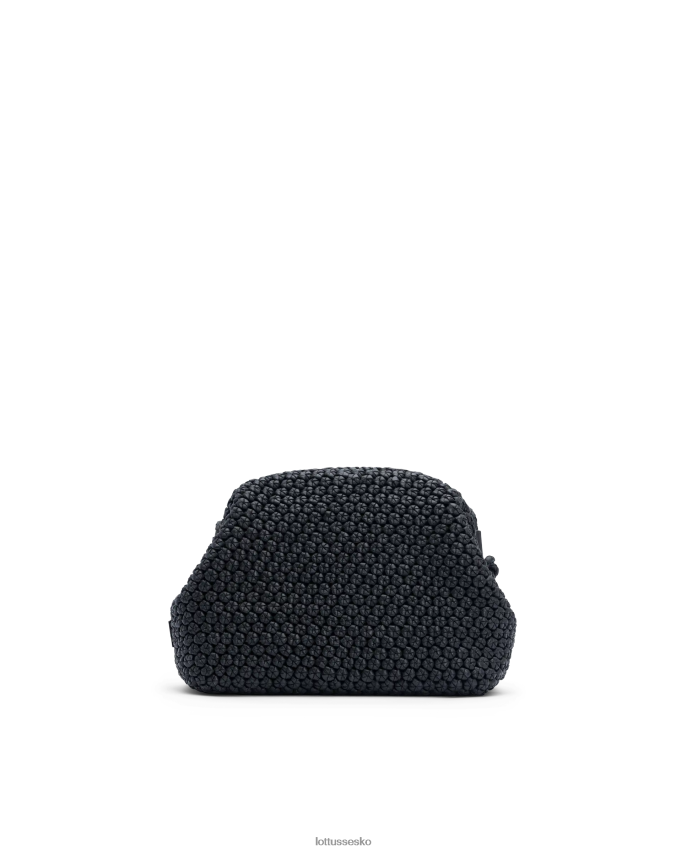 noodbag merino lam blød crossbody taske sort tilbehør Lottusse Kvinder BT626B347
