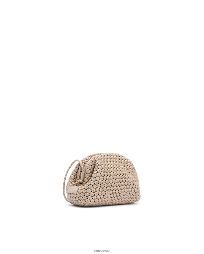 noodbag merino lammetaske med blødt tophåndtag sølv tilbehør Lottusse Kvinder BT626B349